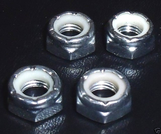 NEW SET OF 4 REPLACEMENT AXLE WHEEL NUTS FOR SKATEBOARD axel nut wheels eBay