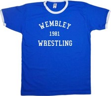 Wembley Wrestling 1981 T-Shirt - Retro, British, Big Daddy, Giant Haystacks