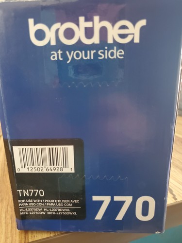 Brother Genuine TN770 Super High Yield Blck Toner Cartridge - Picture 4 of 7