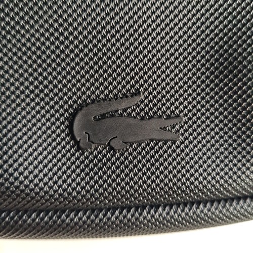 Lacoste Reißverschlusstasche schwarz - Bild 2 von 9