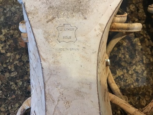 Stuart Weitzman Strappy CORK Wedge Sandals Size 8.5M EUC - Picture 7 of 8