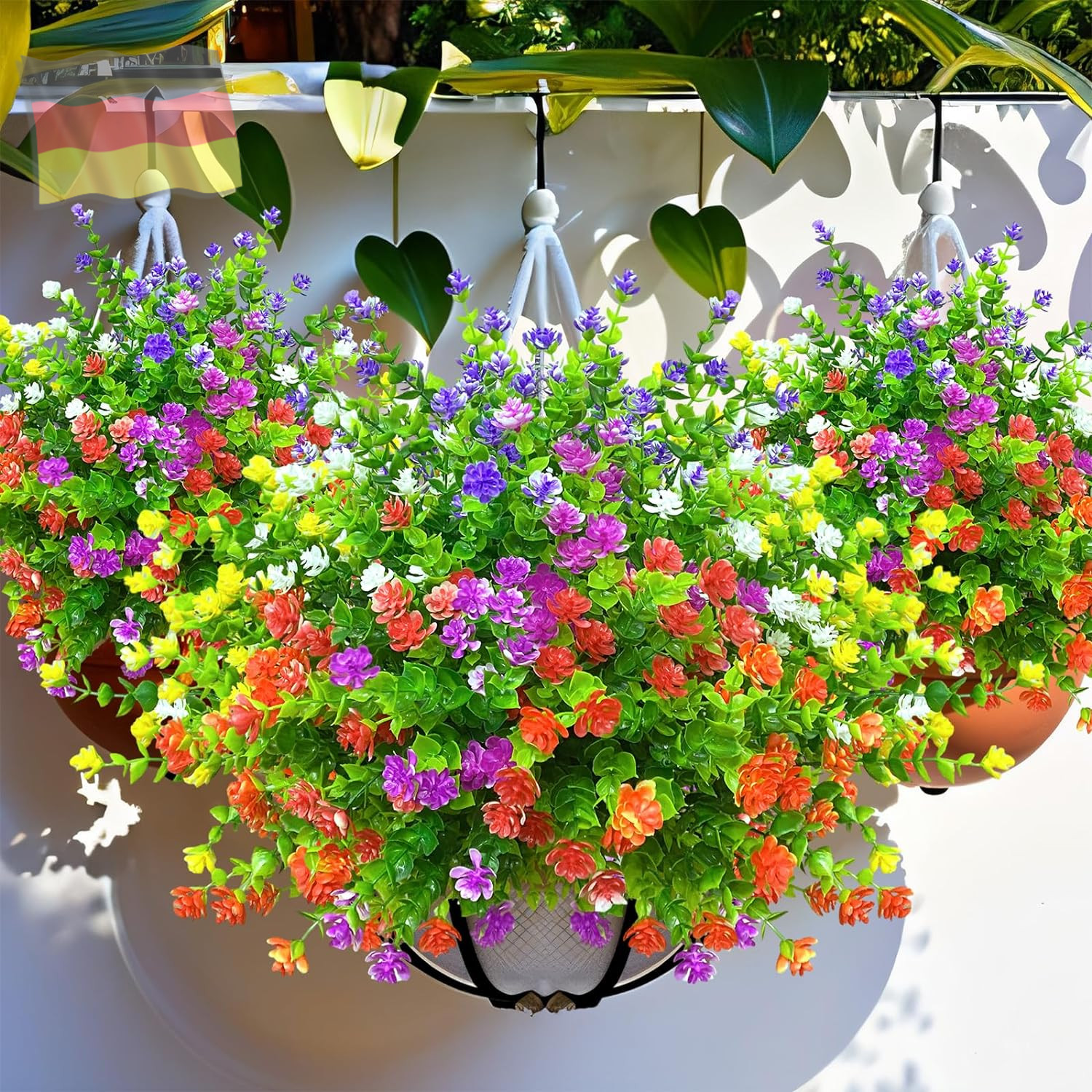 12 Bündel Kunstblumen Outdoor Wetterfest Künstliche Blumen Wie Echt Kunstpflanze