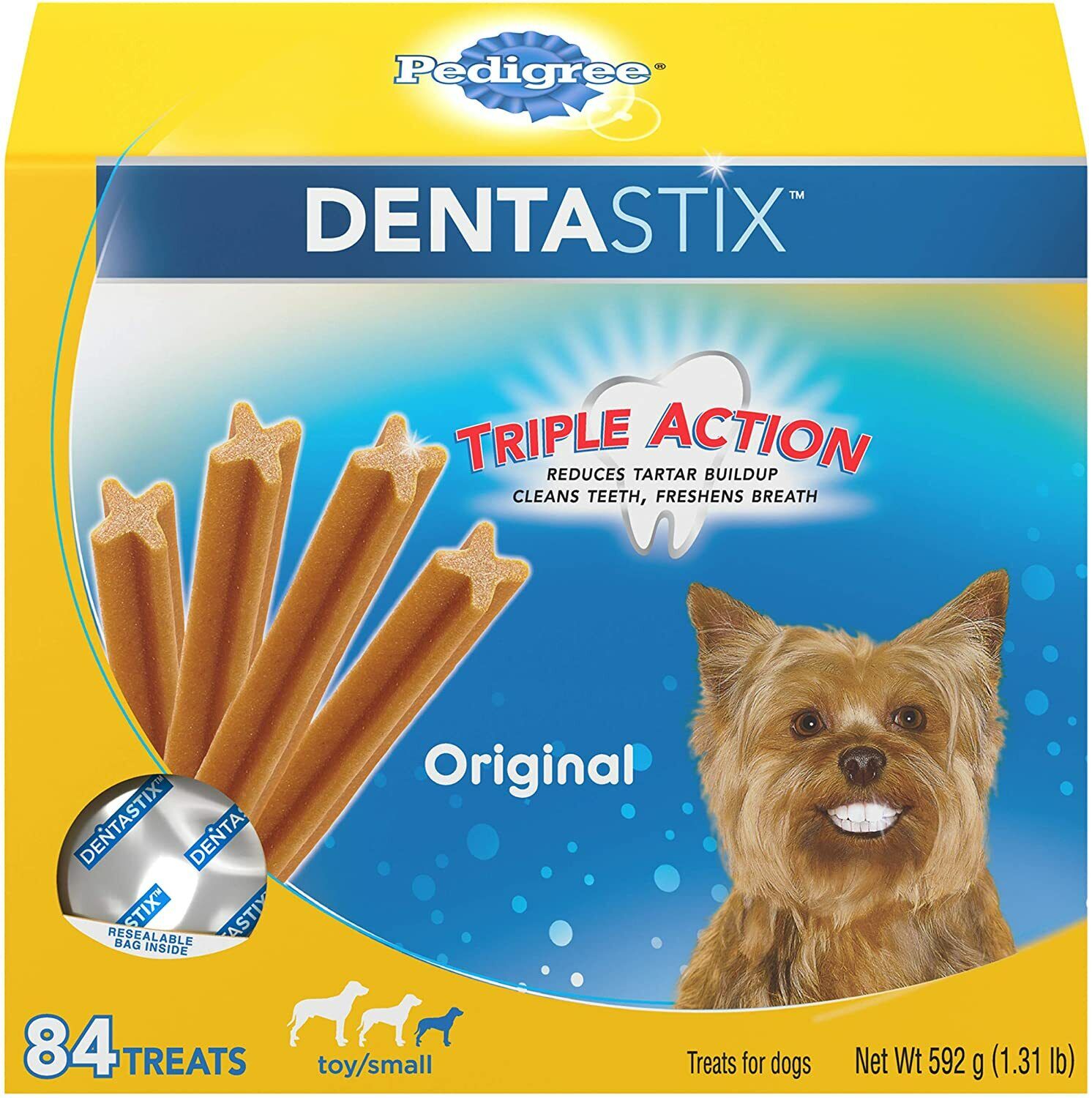 Pedigree DENTASTIX Adult & Puppy Toy/Small Treats for Dogs 5-20lbs.