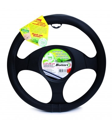 COPRIVOLANTE PER AUTO 37/39 cm SUNSET BOULEVARD IN TPE NERO/GRIGIO