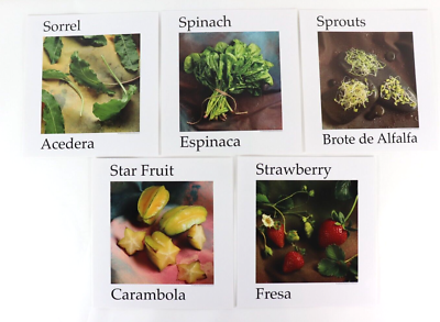 #ad #ad Lot Color Prints Fruits Vegetables Wall Decor Restaurant Kitchen Classroom more $36.45