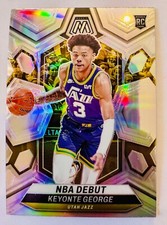 Keyonte George 2023-24 Panini Mosaic Rookie Card Silver Prizm