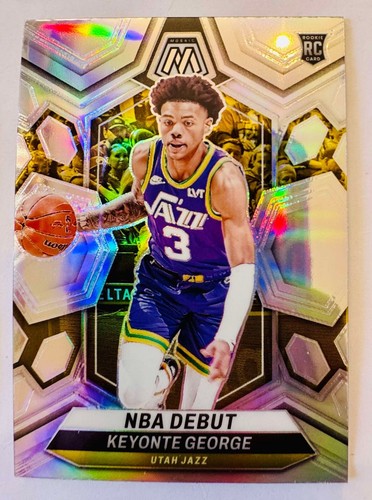 Keyonte George 2023-24 Panini Mosaic Rookie Card Silver Prizm