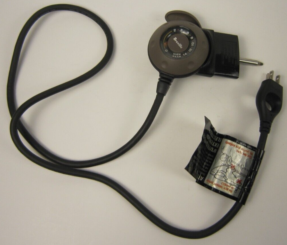 Breville Gourmet Electric Wok with Temperature Control Probe Cord Plug EW30XL TC30