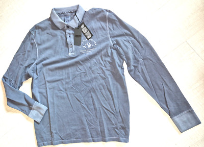 SOHO * S.O.H.O.* Pullover Langarmshirt Poloshirt GRAUBLAUton * Gr. M _(e)