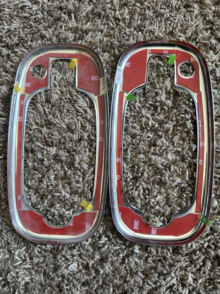 Inserciones de manija de puerta de acero inoxidable cromado 401/L GMC/Chevrolet Foto 3 de 4