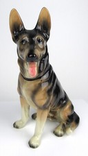 Vintage German Shepherd Seated Dog Large 11"