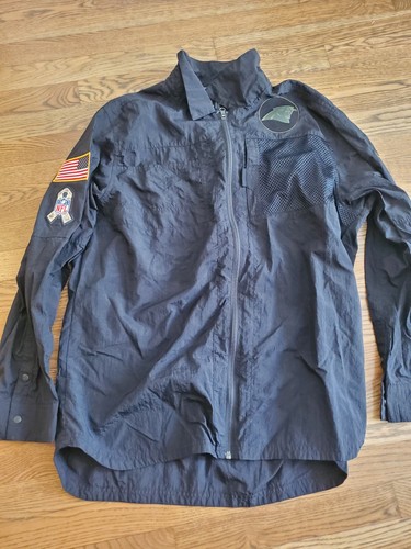 Nike Logo Salute to Service NFL Carolina Panthers Zip Up Jacket (NKDX-00A) Large - Picture 1 of 6