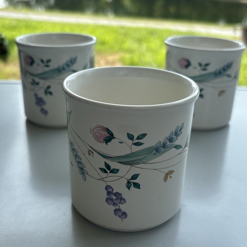 Vintage Pfaltzgraff April Floral Coffee Tea Mug Cup Flower Design - 3 Piece Set - Picture 3 of 6