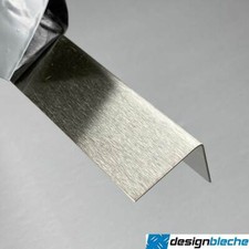 V2A & V4A L-Profil Edelstahl Winkel K240 Kantenschutzprofil Abdeckleiste 200cm