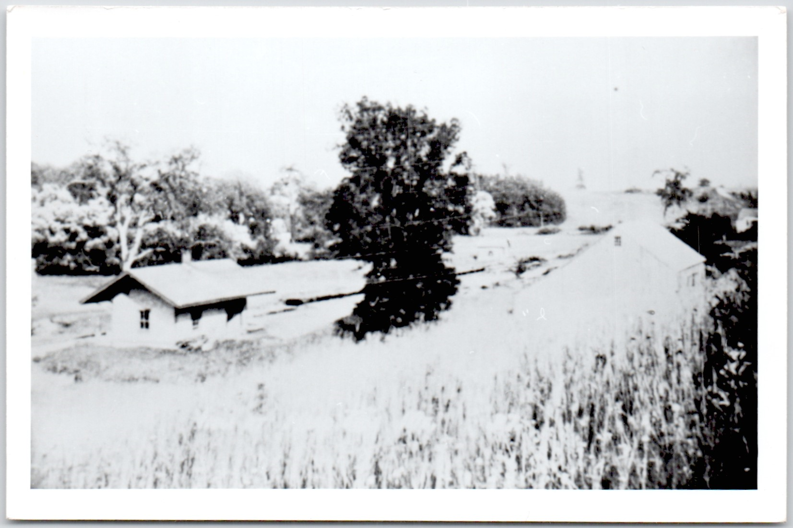 RPPC Railroad Train Depot Station Alna Maine Head Tide Real Photo VTG