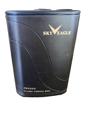 External Speedlite Battery Flash  Power Box PB3000 By Sky Eagle Preowned