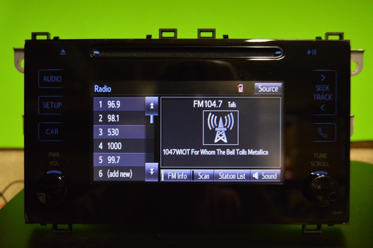 17-19 Toyota Corolla touchscreen CD player radio 86140-02520 +