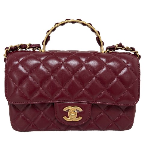 Authentic CHANEL Timeless Classic Line AP0238 Chain clutch #260