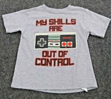 Nintendo old Shirt Sz XS 4-5 kids Cool Graphics   2092