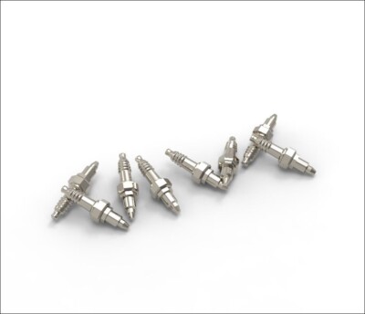 m.m  1:8 Set Of 16 Spark Plugs Unpainted. 11 mm tall | eBay