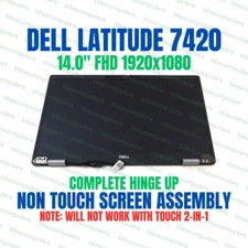 Complete Dell Latitude 7420 14" FHD LED LCD Screen Display Assembly 0T0XF