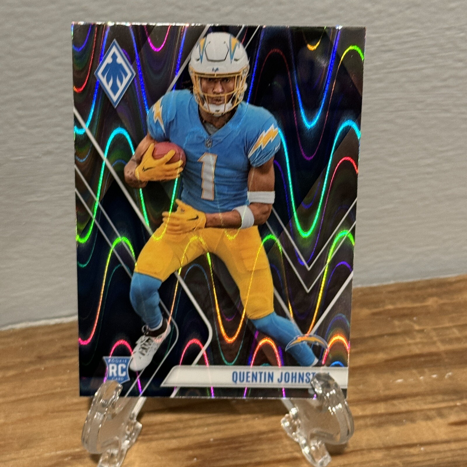 2023 Panini Phoenix-Quentin Johnston-Silver Seismic-Rookie-RC-#107-LA Chargers✨