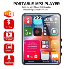 2.4" Touch Screen MP3 Player - Bluetooth, Hi-Fi, HD Recording, FM Radio