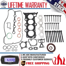 Full Gasket Set Head Bolts For 2012-2019 Hyundai Veloster Accent Kia Rio 1.6L L4