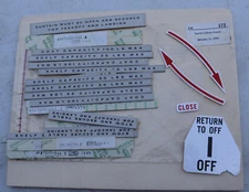 Vintage NASA Boeing 747 Space Shuttle Spacecraft Sticker Labels Decal Lot RARE