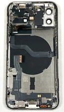 Apple iPhone 12 6.1" 2020 White Rear Back Case Frame OEM Great Glass Grade B-!