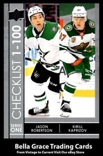 2021-22 Upper Deck Jason Robertson / Kirill Kaprizov #199 NHL Hockey 