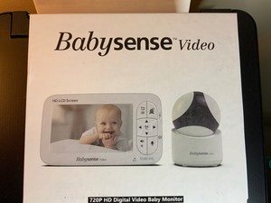 babysense video baby monitor with camera and audio
