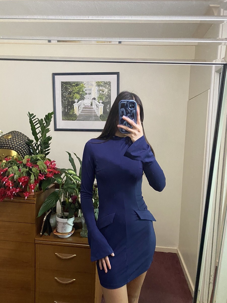 knee length dresses for ladies Martie Mini Dress Navy main image 1
