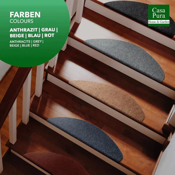 CASA PURA Tapis D'Escalier Leipzig Treppenmatte de Marche / pour Escalier Rapidement &