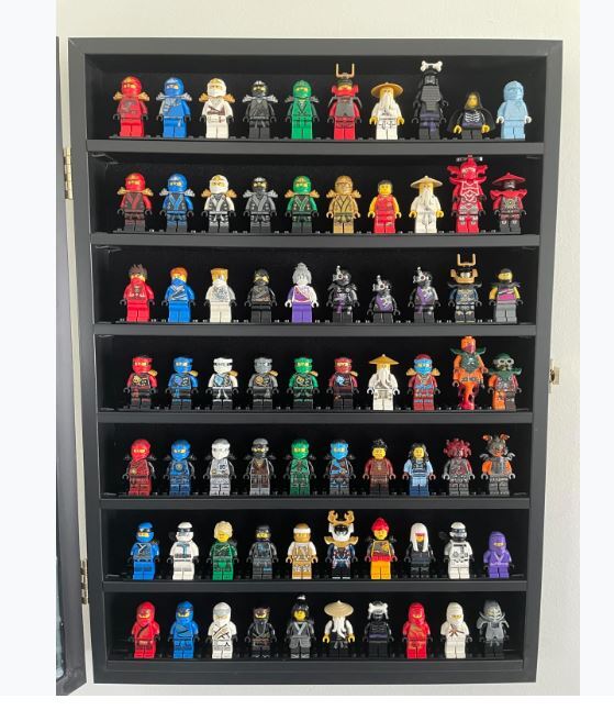 レゴ ディスプレイ LARGE Minifigures Display Case LEGO Toy Wall Shelf Cabinet