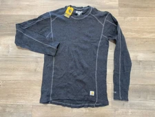 Carhartt Mens M Force Midweight Classic Base Layer Long Sleeve Crewneck Shirt