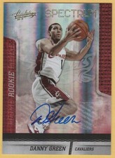 2009-10 PANINI ABSOLUTE DANNY GREEN CERTIFIED AUTO AUTOGRAPH ROOKIE S/N 139/249