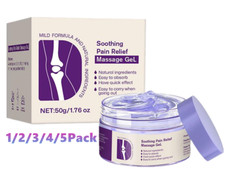 Joint Pain Purple Gel Fast Acting Gel, Kresin Soothing Pain Massage Gel, 100g