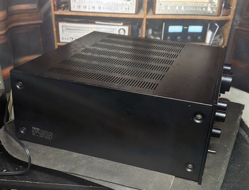 Sansui AU-919 Vollverstärker. Klassische schwarze Gesichtseinheit - Bild 4 von 7