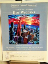 KIM WIGGINS / COULTER WATT/ T REIFERS ART PIECES   ORIG VTG 2007 ADVERTISEMENT,