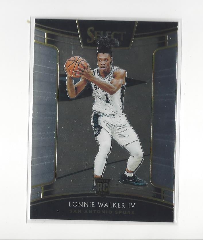 2018-19 Select #77 Lonnie Walker IV RC Rookie Spurs