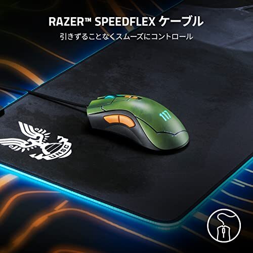 Razer DeathAdder V2 Gaming Mouse HALO Infinite Edition Right