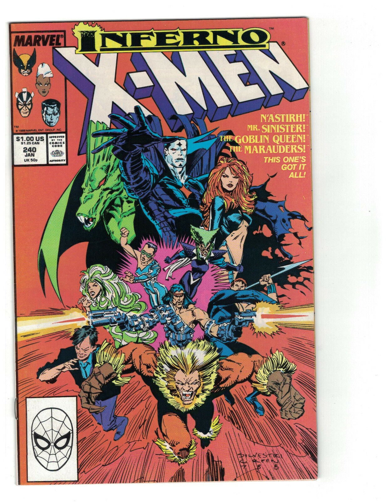 Uncanny X-Men #235 #237 #240 Lot | eBay
