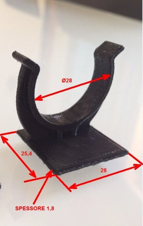 KIT 6 GANCI GANCIO A MOLLE PER ZOCCOLO BATTISCOPA CUCINA, I PIU' RESISTENTI - Immagine 2 di 4