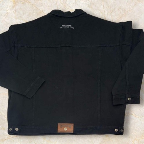 Men's Rocawear Jet Black Denim Jacket NWT - Picture 2 of 4