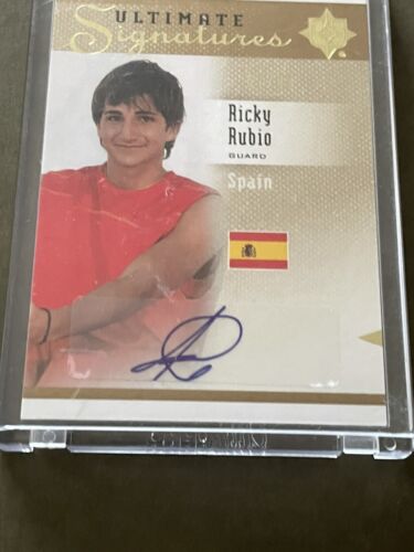 2010-11 Ultimate Collection Signatures Ricky Rubio # 67/99 Auto Autograph SPAIN - Picture 1 of 4