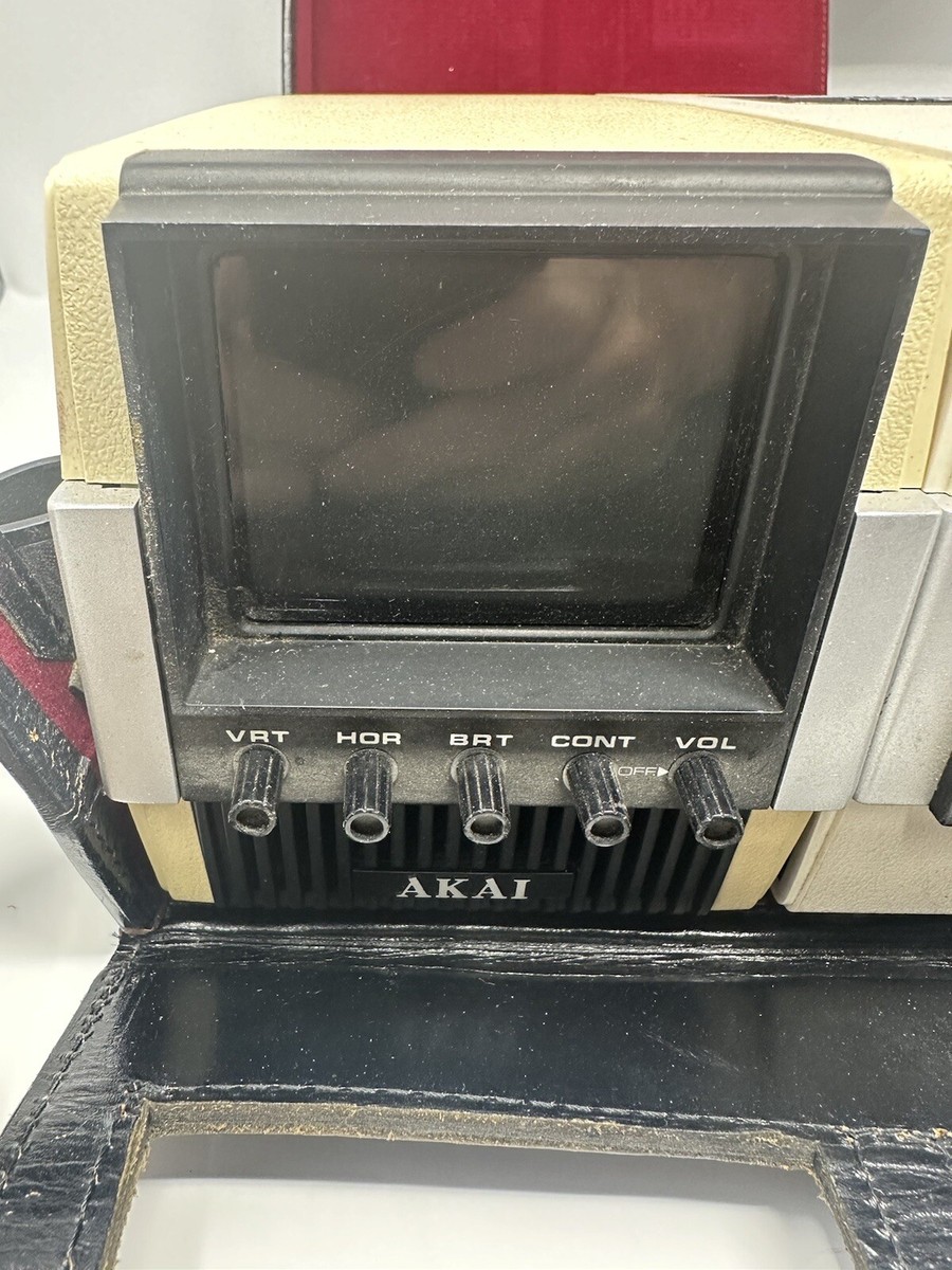 Vintage AKAI VT-110 Portable VTR Player Recorder And Camera