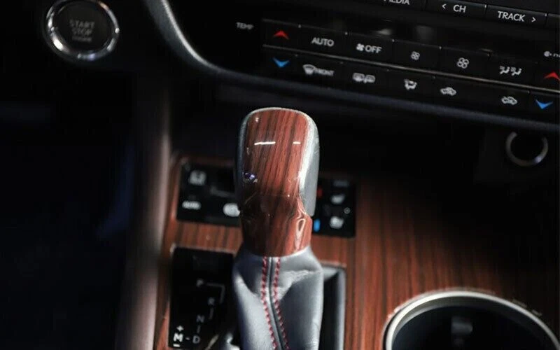 Para Lexus RX350 450h 2016-2020 Consola de grano de madera Perilla de cambio de marchas Cubierta Borde 1 pieza Foto 4 de 4