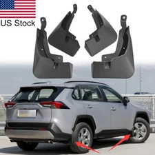 4Pcs Front & Rear Splash Guards Mud Flaps Fender For 2019-2022 Toyota RAV4