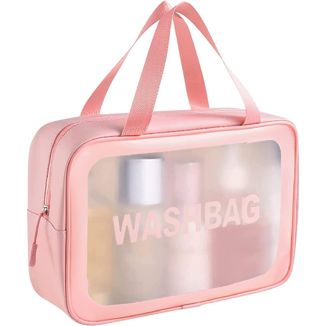 Makeup Bag Cosmetic Bag for Women Waterproof Portable Makeup Pouch Travel-image